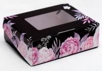 Коробка складная Roses, 10 * 8 * 3.5 см